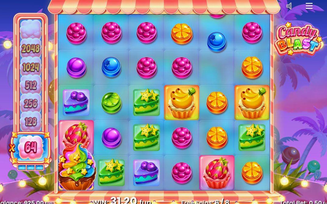 Free spins-rundan med Total Multiplier och kvarvarande spins
